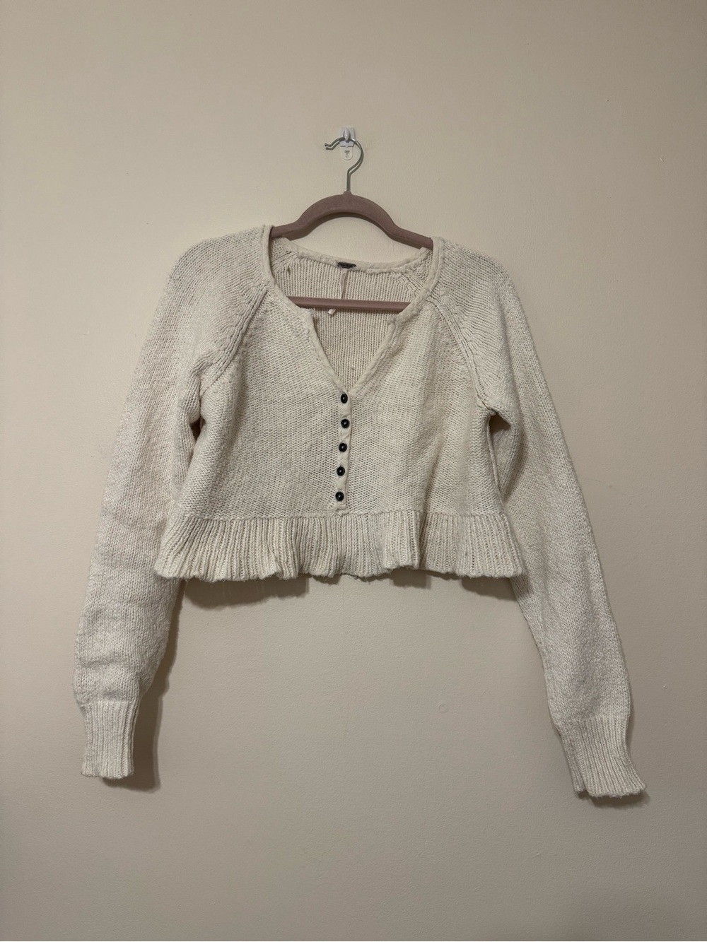 Free People Sweetheart Henley Sweater
